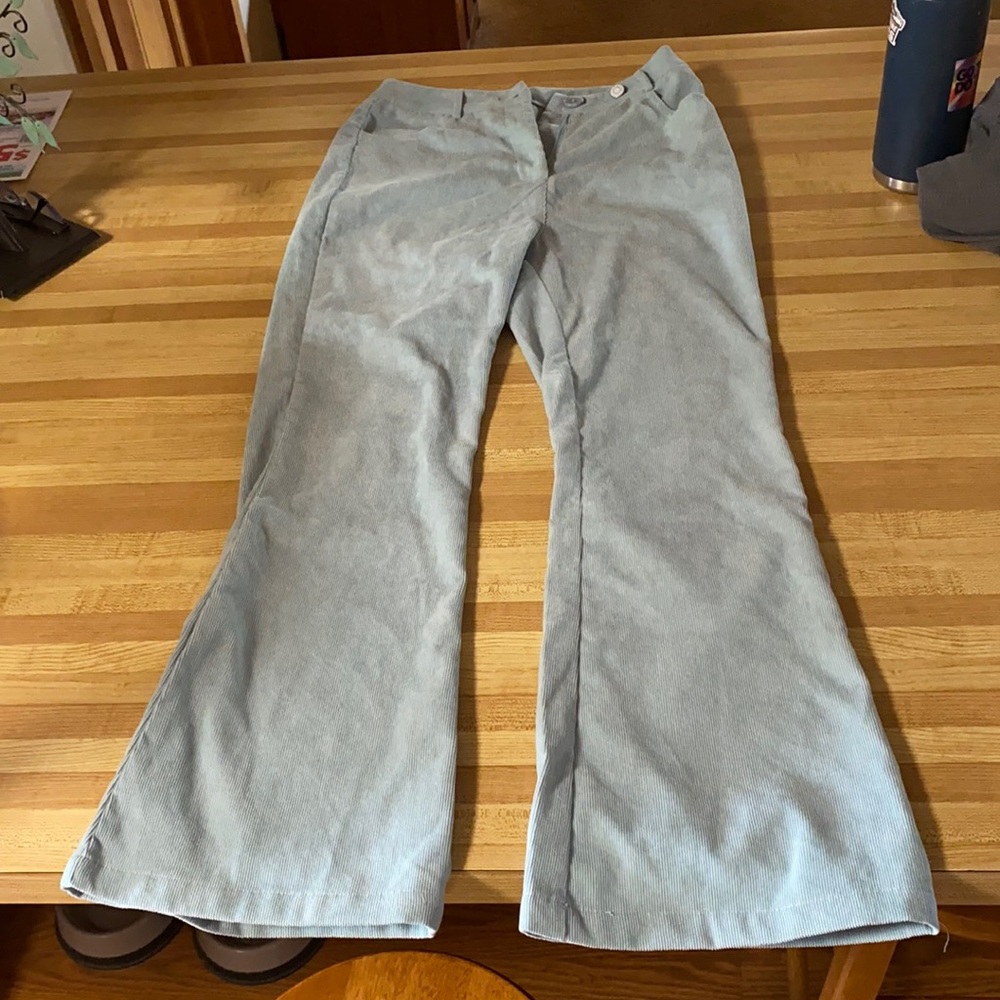 Baby blue corduroy pants